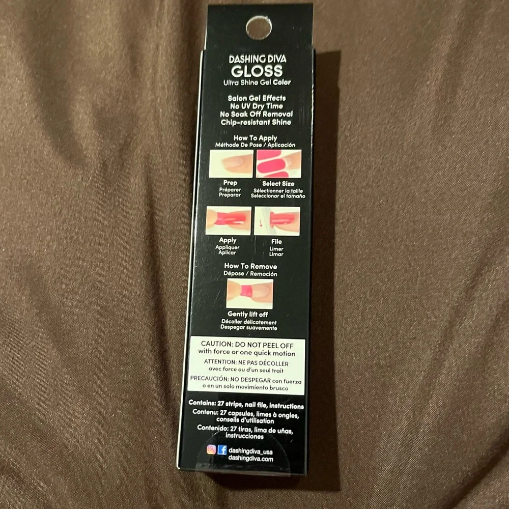 Dashing Diva Gloss Ultra Shine Gel Nail Strips - When in Salem